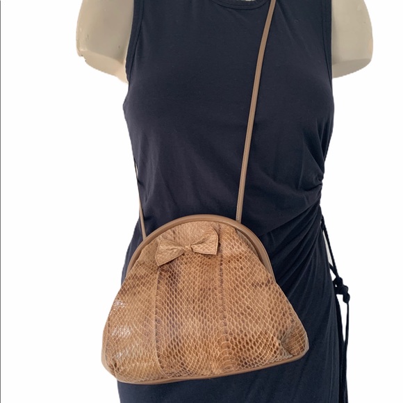 Vintage Lyrella Snake Skin Shoulder Bag